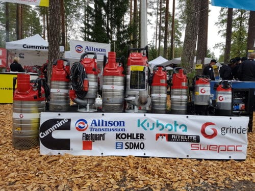 Grindex pumput FinnMETKO 2018-messuilla
