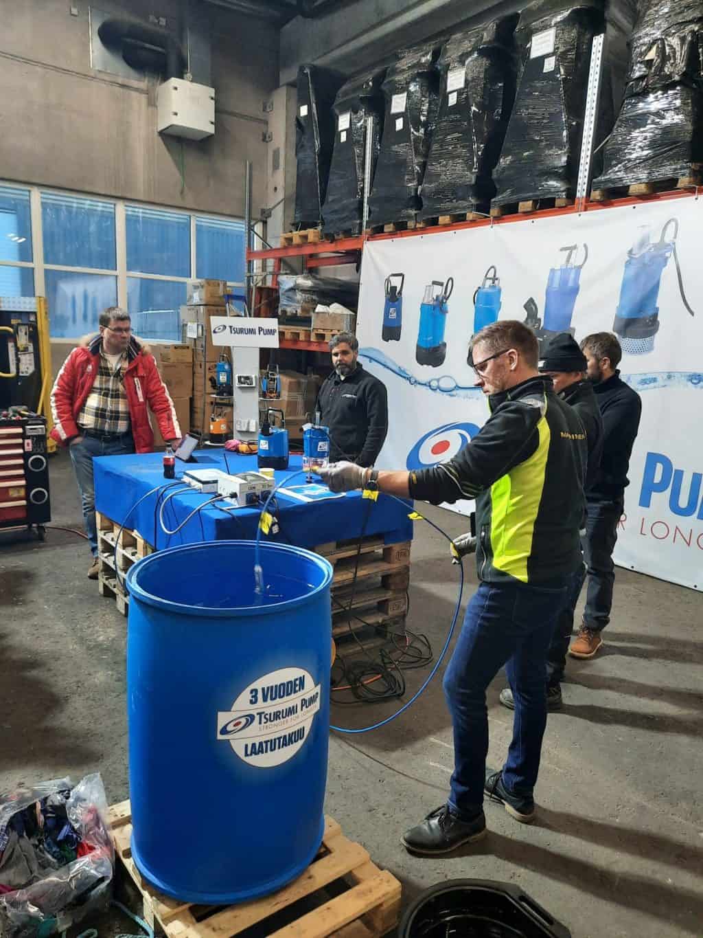 Huoltotoimenpiteet ovat tärkeitä Tsurumi-pumput