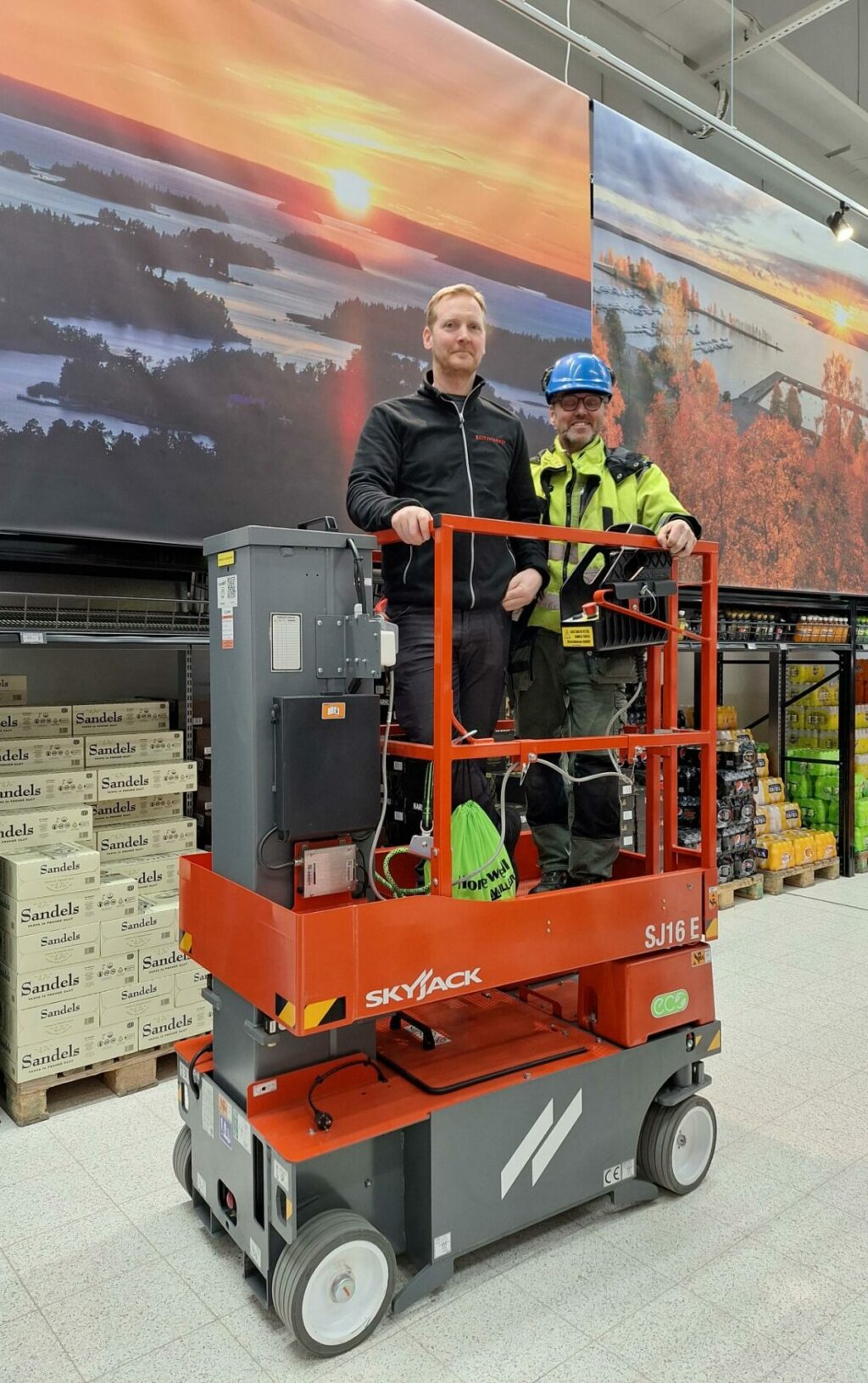 KCM Kivihaka - Skyjack henkilönostin